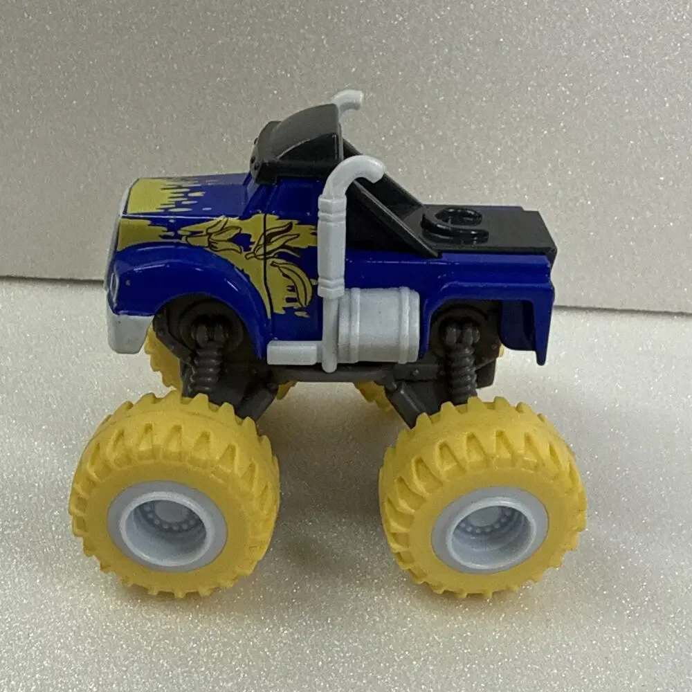 Blaze and The Monster Machines Crusher Banana DieCast Toy Truck Mattel 2014